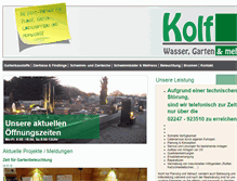 Tablet Screenshot of kolf.de