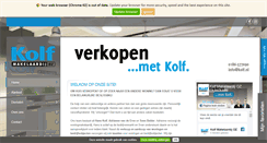 Desktop Screenshot of kolf.nl