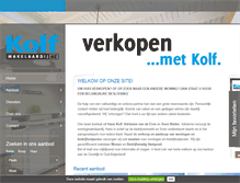 Tablet Screenshot of kolf.nl
